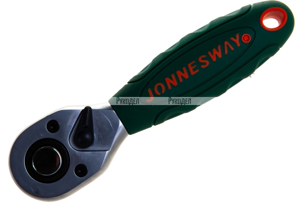 Рукоятка трещоточная укороченная с шарниром 1/2"DR, 36 зубцов, 190 мм. Jonnesway R4204 