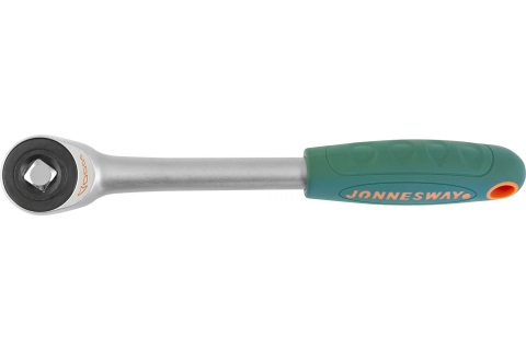 products/Рукоятка трещоточная ротационная со сквозным приводом 1/2"DR, 60 зубцов, 290 мм Jonnesway R6604 