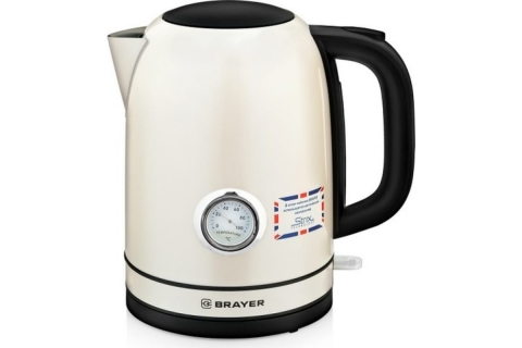 products/Электрический чайник BRAYER STRIX BR1005YE, 2200Вт, объём 1.7 л