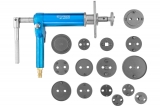 Приспособление с пневматическим приводом для возврата поршней дисковых тормозных механизмов в наборе, 16 предметов Thorvik, арт. ACPTK16P