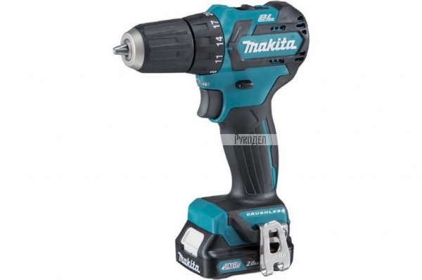 Аккумуляторная дрель-шуруповерт Makita DF332DWAX1 арт.184348