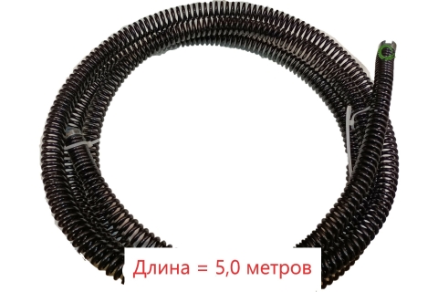 products/Спираль для прочистки засоров в канализации диаметр 22мм длина 5 метров Крокочист CROCODILE (50315-22-5)