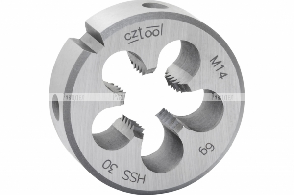 Плашка HSS М 14 шаг 2,0 мм. D38 мм Bucovice Tools 240140