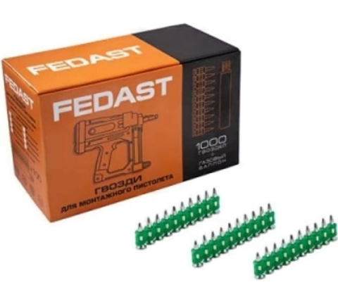 products/Гвозди 3.0*16 мм усиленные для монтажного пистолета FEDAST (арт. fd3016eg)