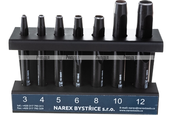 Набор из 7 пробойников на подставке Narex 854800
