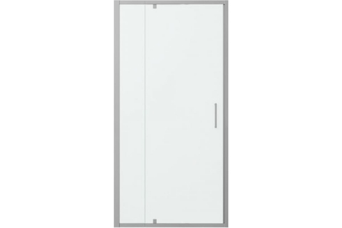 products/Душевая дверь в нишу с одной распашной дверью 1000х2000 мм профиль полирован BRAVAT LINE арт BD100.4112A