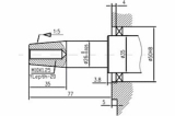 Двигатель дизельный TSS Excalibur 188FA - T0 (вал конусный 26/73.2 / taper) арт. 025595