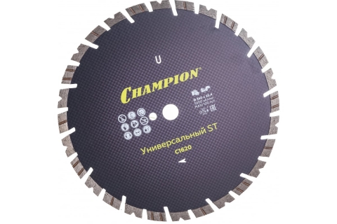 products/Диск алмазный CHAMPION универсальный ST 350/25,4/14 Fast Gripper (бетон, кирпич, тротуарная плитка) (арт. C1620)