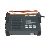 Аппарат сварочный инверторный PATRIOT WM160D MMA, входное напряжение: 1ф,140-240В; сварочный ток макс: 160A; ПВ при макс. токе: 70%, дисплей, ARC FORCE, ANTI STICK, HOT START, 605302016