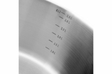 Набор 6 предметов Vensal Coquet из кастрюль 3,7л(20см), 6,3л(24см) и ковша 2л(16см) из нерж. стали, арт. VS1508