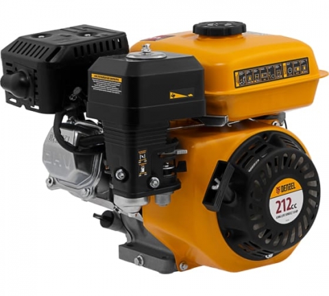 products/Двигатель бензиновый Denzel RX-17S, 7 л.с., 212 см3, горизонтальный вал шлиц 25 мм (95102)