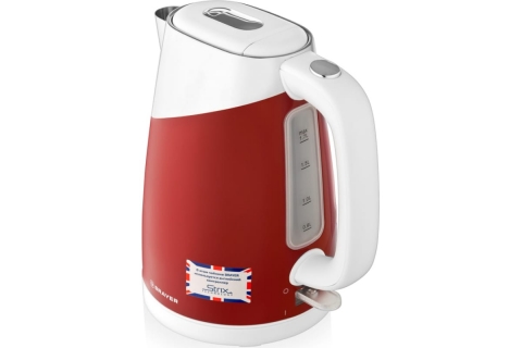 products/Электрический чайник BRAYER BR1023R, красный/серый 1,7 л