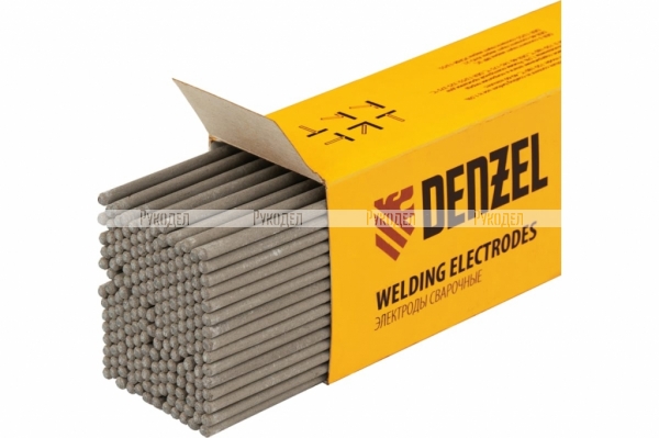Электроды DER-13/55, диам. 3 мм, 5 кг, основное покрытие Denzel 97518