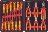 Набор инструментов KING TONY "HIGH VOLTAGE" в красной тележке, 117 предметов 934-117MRVE