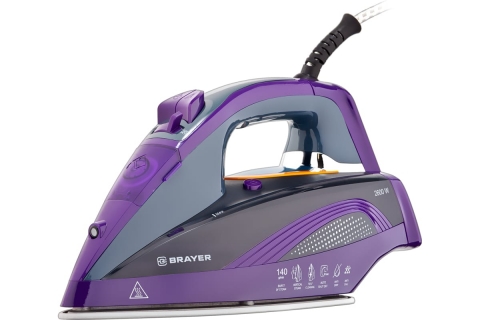 products/Паровой утюг BRAYER BR4001 фиолетовый