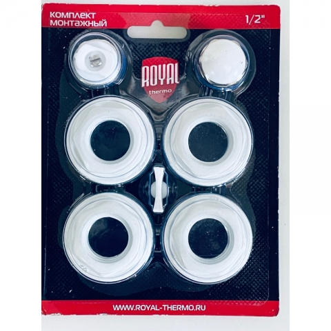 products/Комплект монтажный Royal Thermo 1”х 1/2" белый, НС-1490685