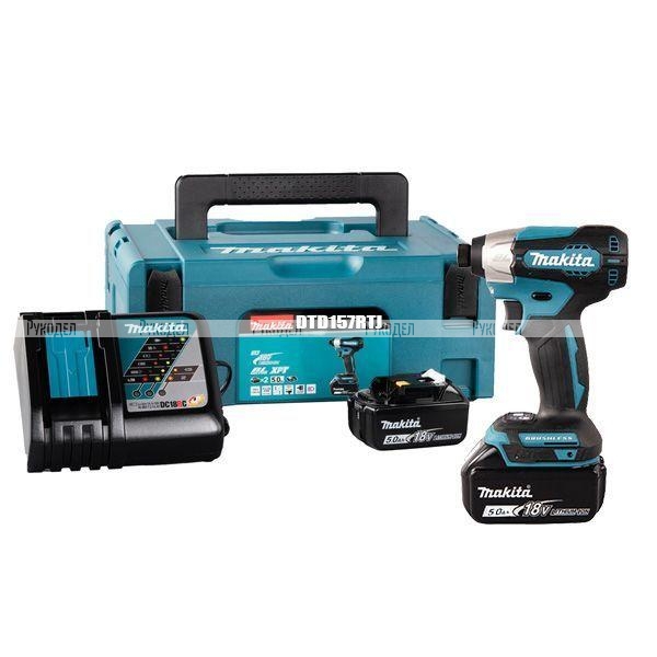 Аккумуляторный ударный винтовёрт Makita DTD157RTJ (LXT)