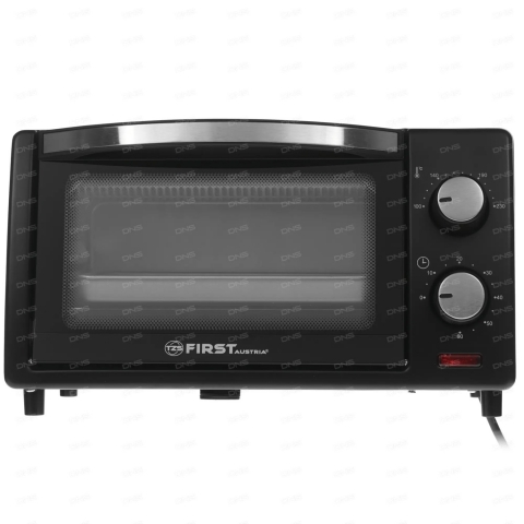 products/Тостер-печь FIRST FA-5041-2 Black, Объем: 10 л.Мощность: 800 Вт.Кварцевый нагревательный элемент .Black