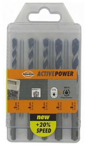 products/Набор  Active Power из 5 сверл  HAWERA F00Y266228