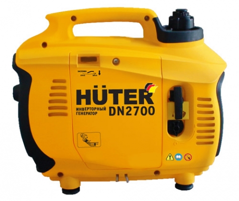 products/Инверторный генератор DN2700 Huter, 2.3 кВт, одноцилиндровый 4-тактный, бензиновый