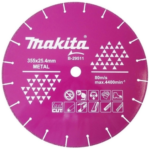 products/Диск алмазный по металлу 355x25.4 мм Makita, B-29511