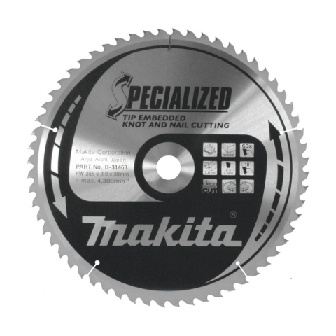 products/Пильный диск для демонтажных работ, 355x30x3/2.2x60T Makita, B-31463