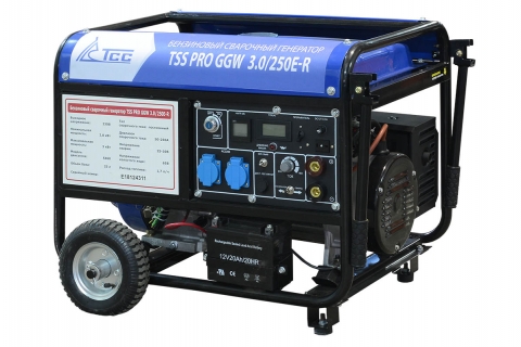 products/Бензиновый сварочный генератор TSS PRO GGW 3.0/250E-R, арт. 022832
