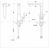 Смеситель для кухни Bravat Spring F779113C-1