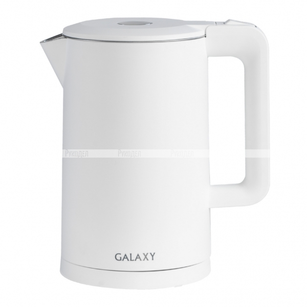 Чайник электрический с двойными стенками GALAXY GL0323, арт. гл0323бел