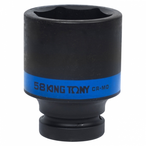products/Головка торцевая ударная глубокая шестигранная 1", 58 мм KING TONY 843558M