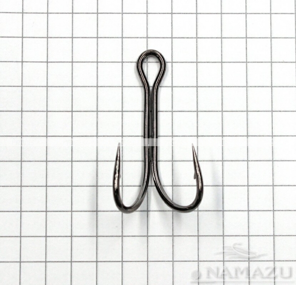 Крючок Namazu «Double Hook», размер 1/0 (INT), цвет BN, двойник (50 шт.)N-HD1/0BN