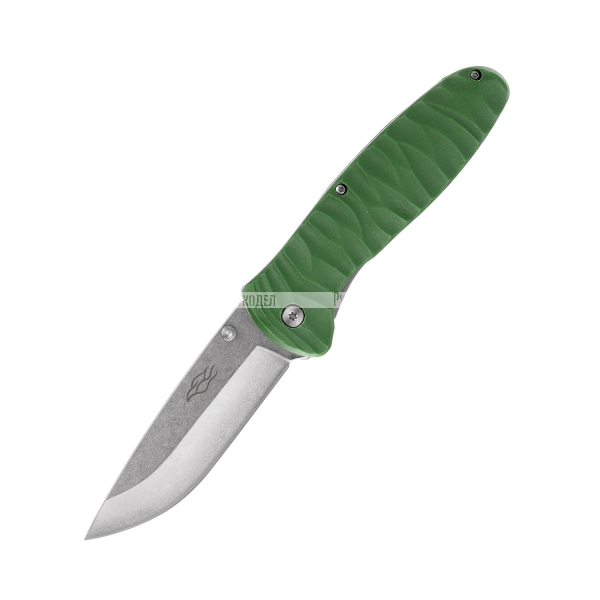 Следопыт G6252-GR (F6252-GR) Нож складной "Firebird by Ganzo" с клипсой, дл.клинка 89 мм, сталь 4116 Krupp, цв. зелёный