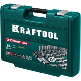 Универсальный набор инструмента 94 предмета KRAFTOOL  X-Drive 94, (1/2"+1/4") 27883-H95_z03
