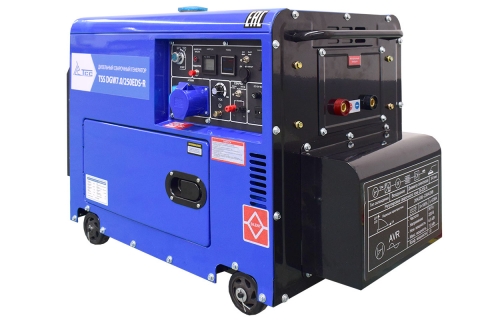 products/Инверторный дизельный сварочный генератор в кожухе TSS DGW 7.0/250EDS-R, арт. 024377