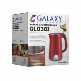 Чайник с двойными стенками GALAXY GL0301, арт. гл0301кр		