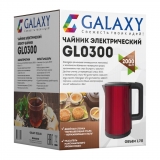 Чайник электрический с двойными стенками GALAXY GL0300, арт. гл0300красн	