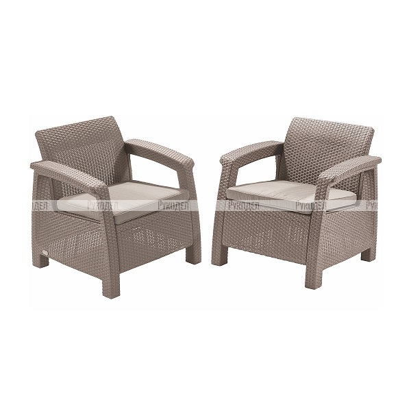 Комплект мебели Corfu Duo set РОССИЯ (капучино) (17197993), 227643