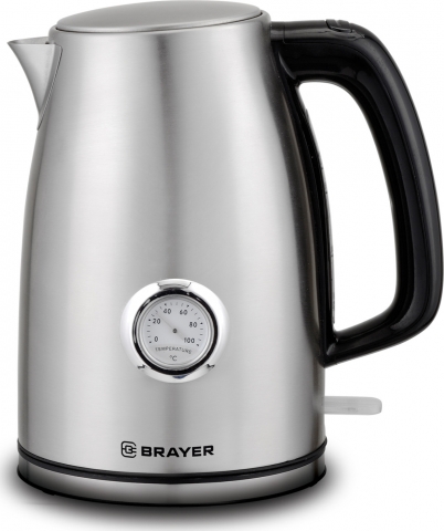 products/Электрический чайник BRAYER BR1022, серебристый 1,7 л