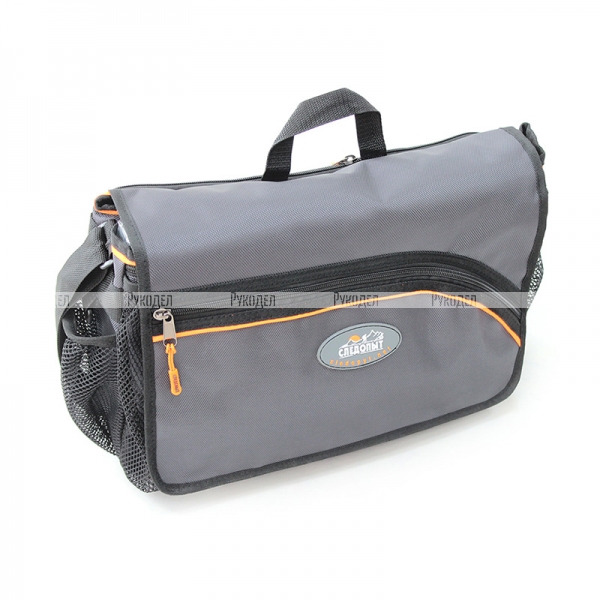 PF-BBK-03 Сумка рыболовная "СЛЕДОПЫТ" Street Fishing Bag, 30х38х16 см, цв. серый + 3 коробки (2 Luno 20/1 Luno