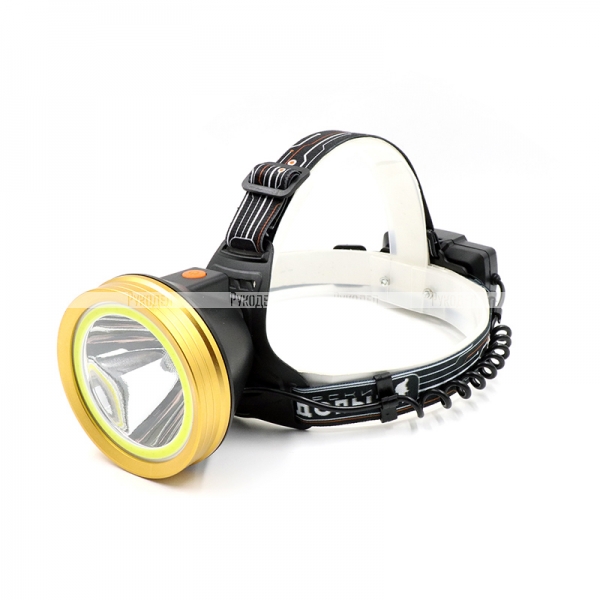 PF-PFL-HL52 Фонарь налобный "СИБИРСКИЙ СЛЕДОПЫТ-RING LIGHT", 1 LED + 1 COB, аккум. 220В