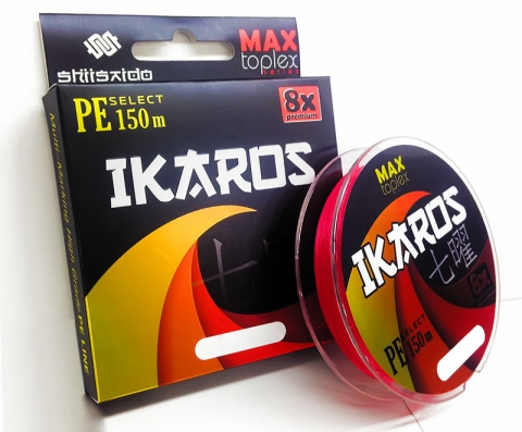 products/Шнур плетеный "Shii Saido" Ikaros 8X, L-150 м, d-0,185 мм, test-8,15 кг, light pink.Следопыт.SBLI150-8X-18