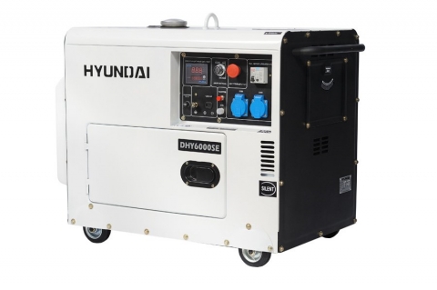 products/Дизельный генератор Hyundai DHY6000SE